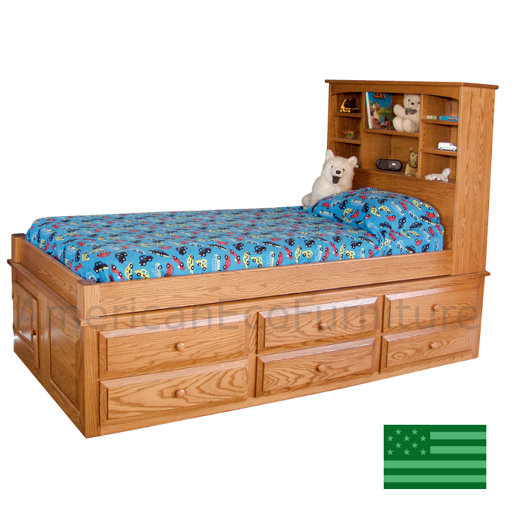 6 Drawer Captain's Bed