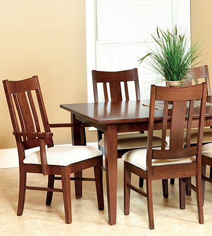 Solid Wood Fine Furniture Martinique Dining Set