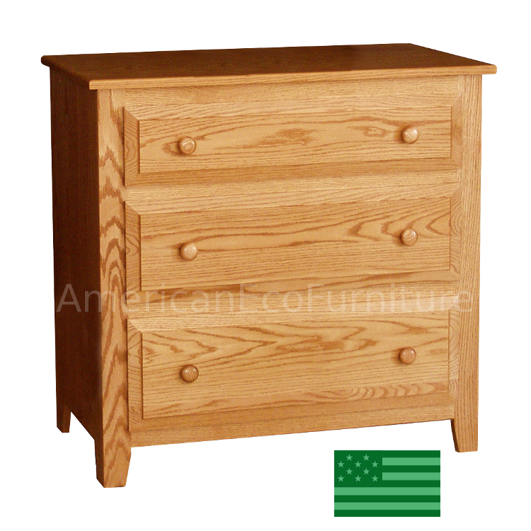 Child S 3 Drawer Chest Made In Usa American Eco Furniture Children S 3 Drawer Chest