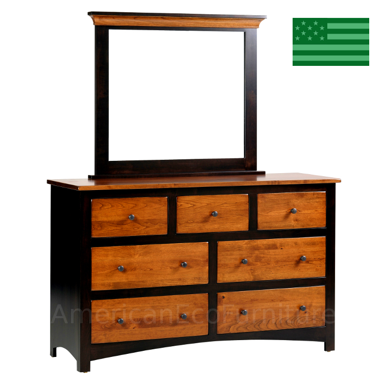 Amish Antigua Dresser Usa Made Dressers American Eco Furniture