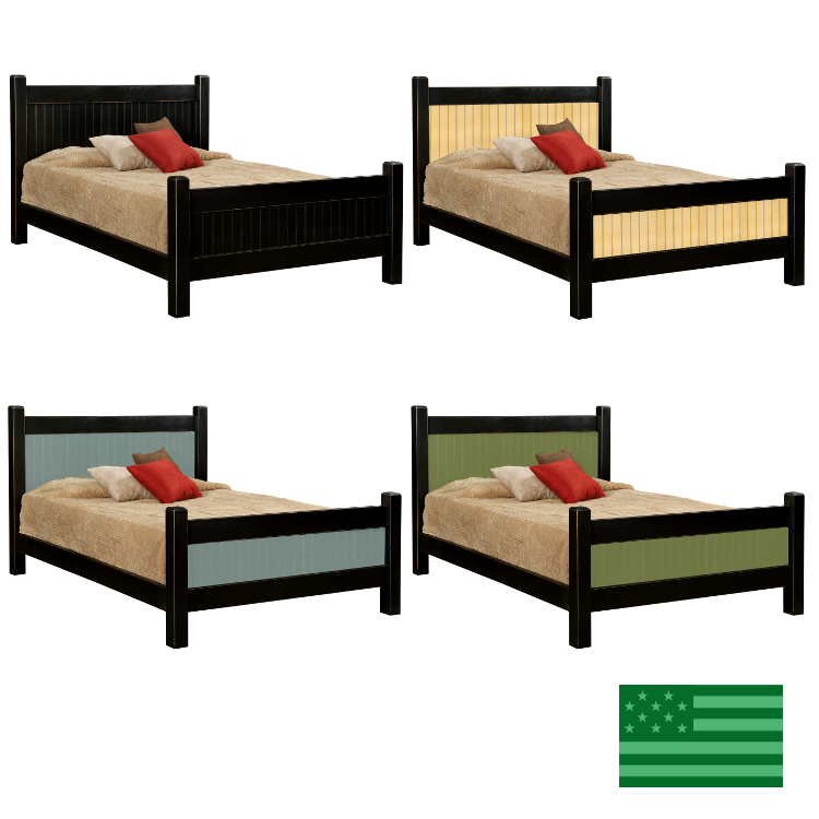Georgetown Beadboard Bed Made In Usa All Wood Children S Beds