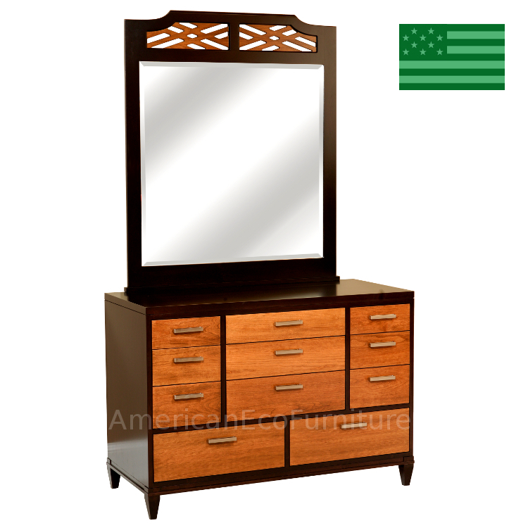 Amish Margate 11 Drawer Dresser Usa Made Dressers American Eco