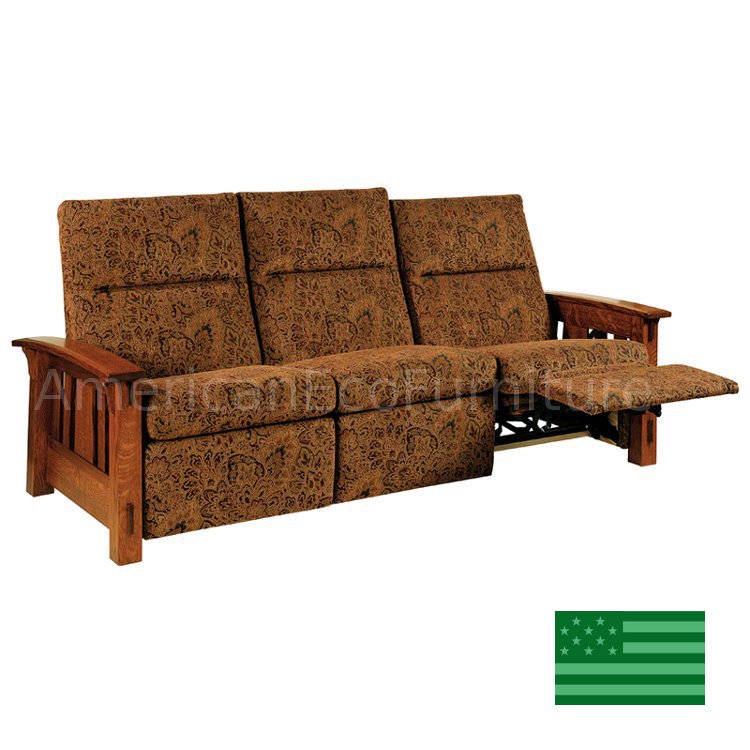 Amish Mccoy Wallhugging Recliner Sofa Made In Usa