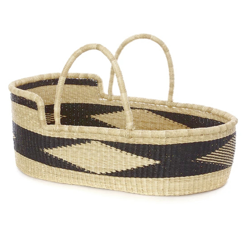 Large Onyx Akili Moses Basket for Loungers