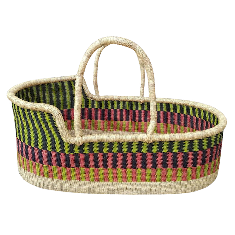 Large Flora Moses Basket for Loungers