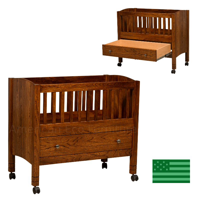 Baby Bassinet with Drawer