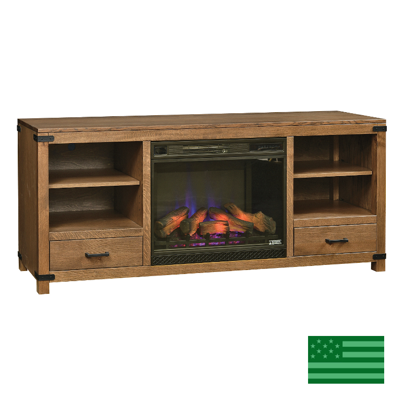 Benson Media Cabinet & Fireplace