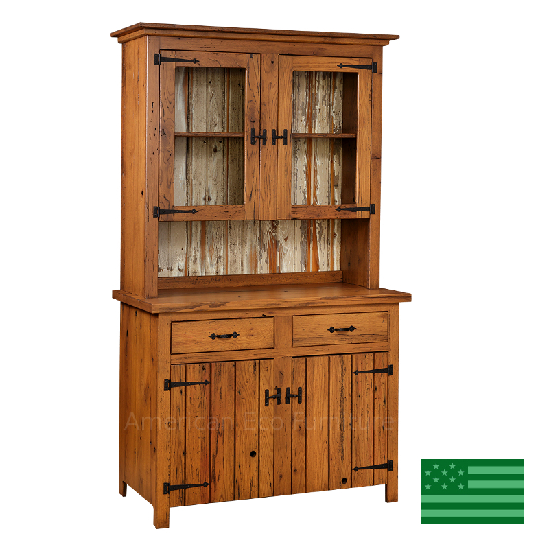 Prima 2 Door Hutch - Reclaimed Barnwood