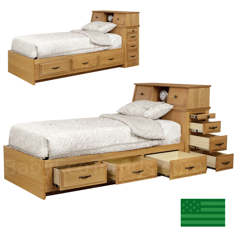 Amish Tyler Storage Platform Bed