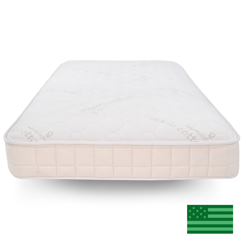 Naturepedic Organic Ultra Quilted 2 in 1 Twin Mattress - Waterproof