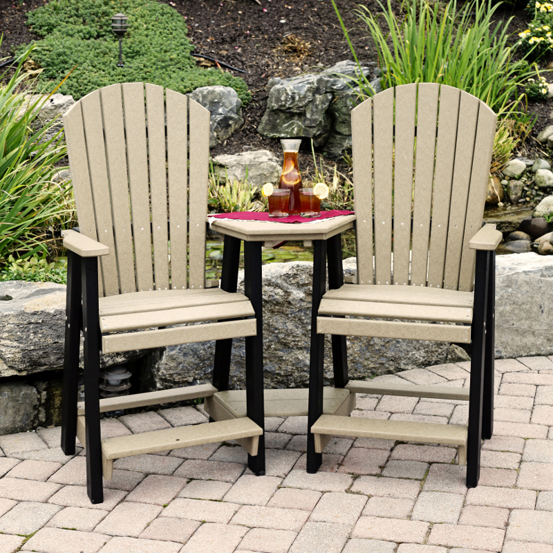 Newport Beach Twin Adirondack Balcony Chairs : Made in USA ...