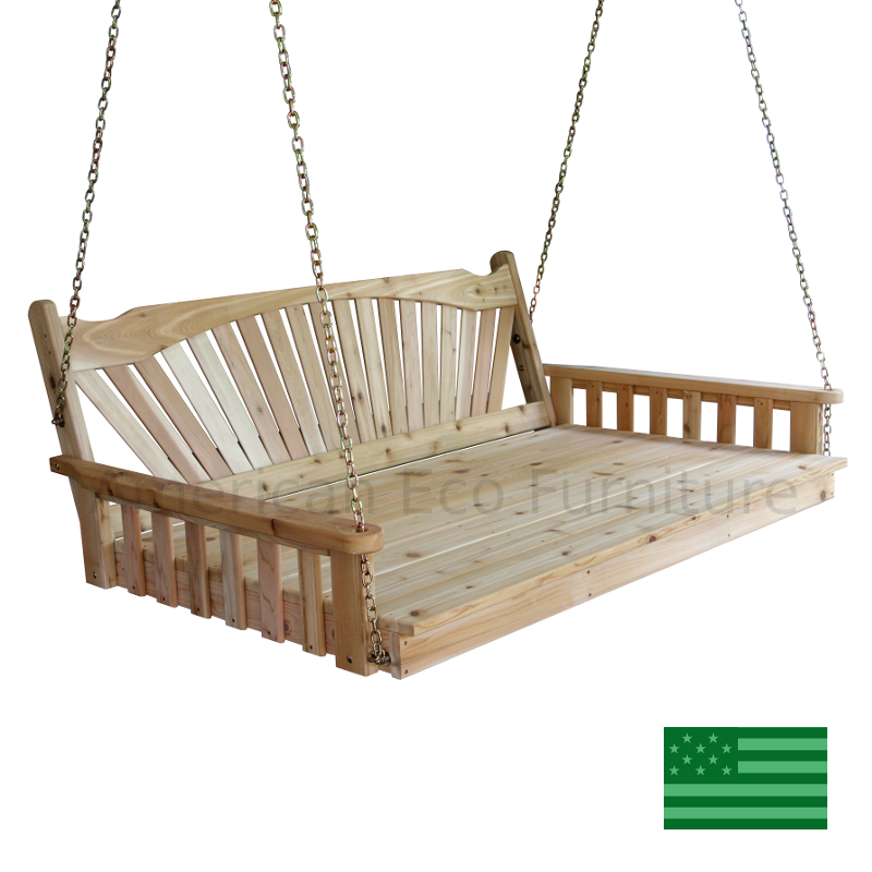 Cedar Rio Porch Swing Bed