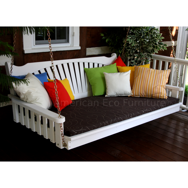 6' Swing shown with optional cushion & pillows