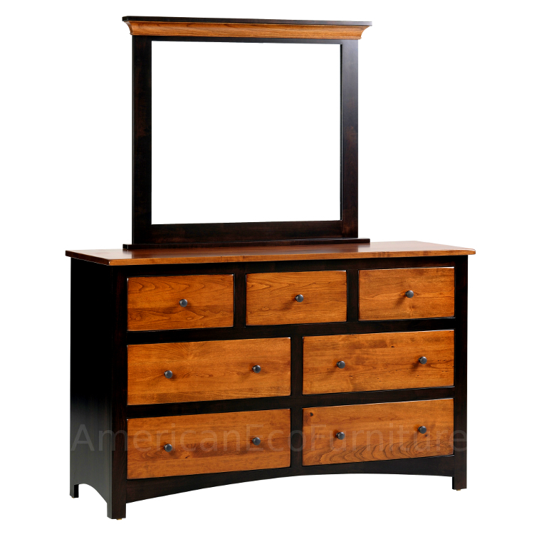 7 Drawer Dresser & Mirror