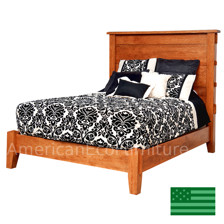 Amish Banyan Bed USA Made Bedroom Furniture American Eco Furniture