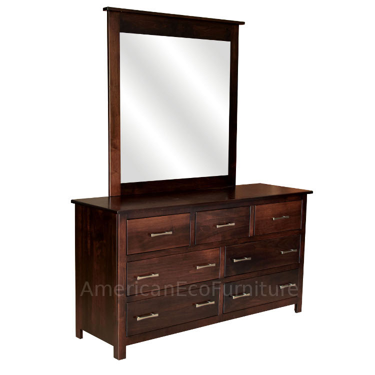 7 Drawer Dresser & Mirror