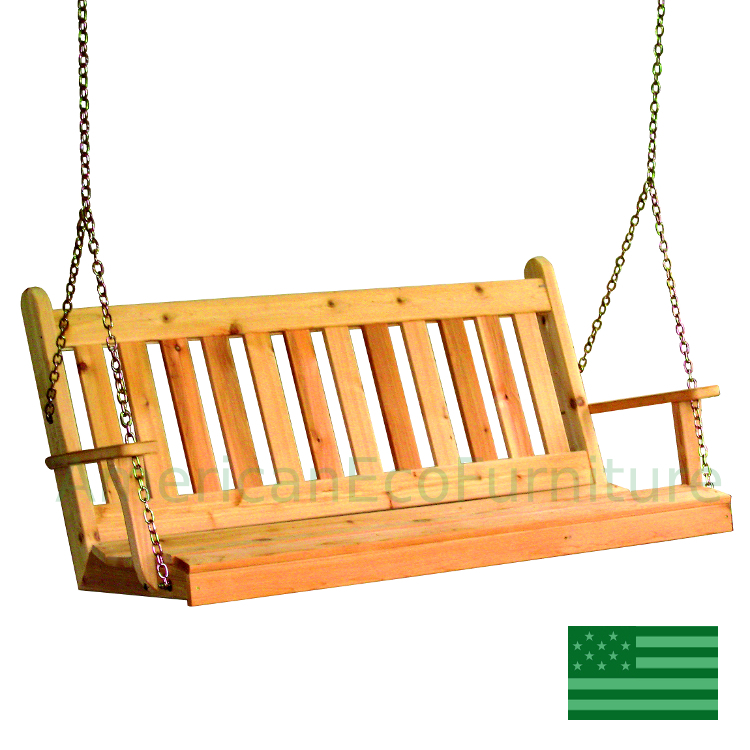 Cedar Elsa Porch Swing