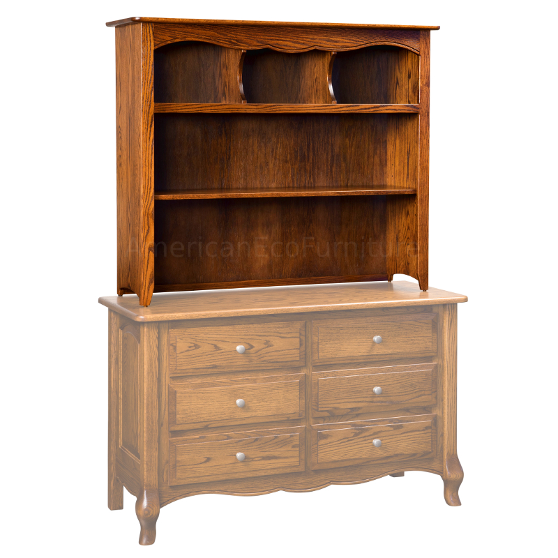 Hutch Top (Shown in Red Oak)