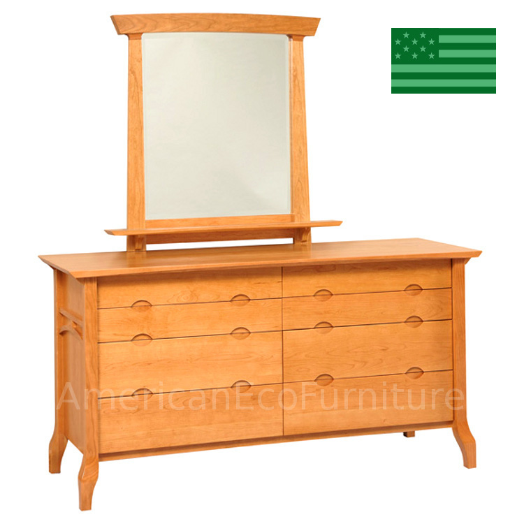 Amish Glendale Dresser USA Made Dressers American Eco Furniture