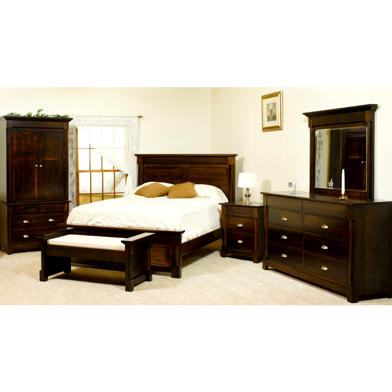 Amish Lansing Bed | USA Made Bedroom Furniture | American ...