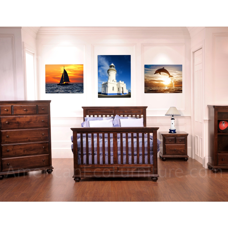 Mackenzie Convertible Baby Crib Made in USA | Solid Wood ...