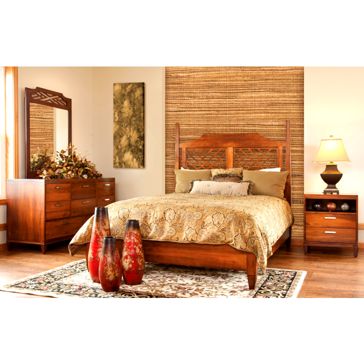 Amish Margate Bed with Low Footboard | USA Made Bedroom ...