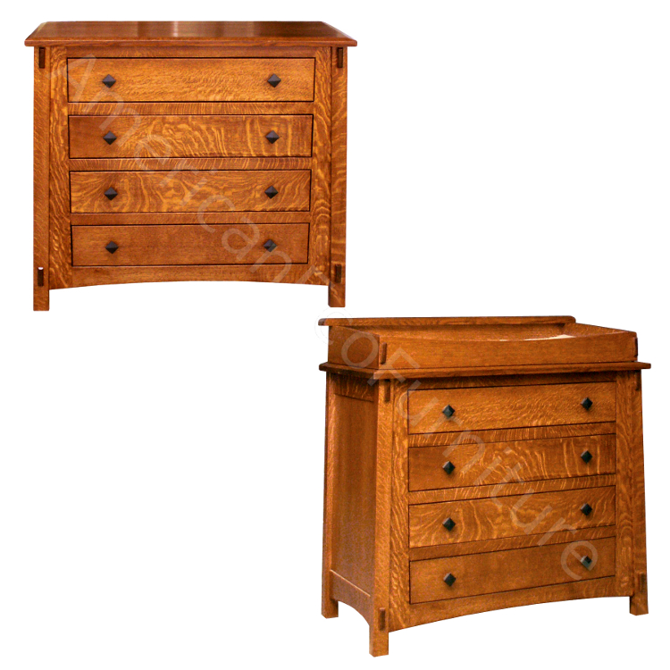 4 Drawer Dresser / Baby Changer (Shown in QSWO)