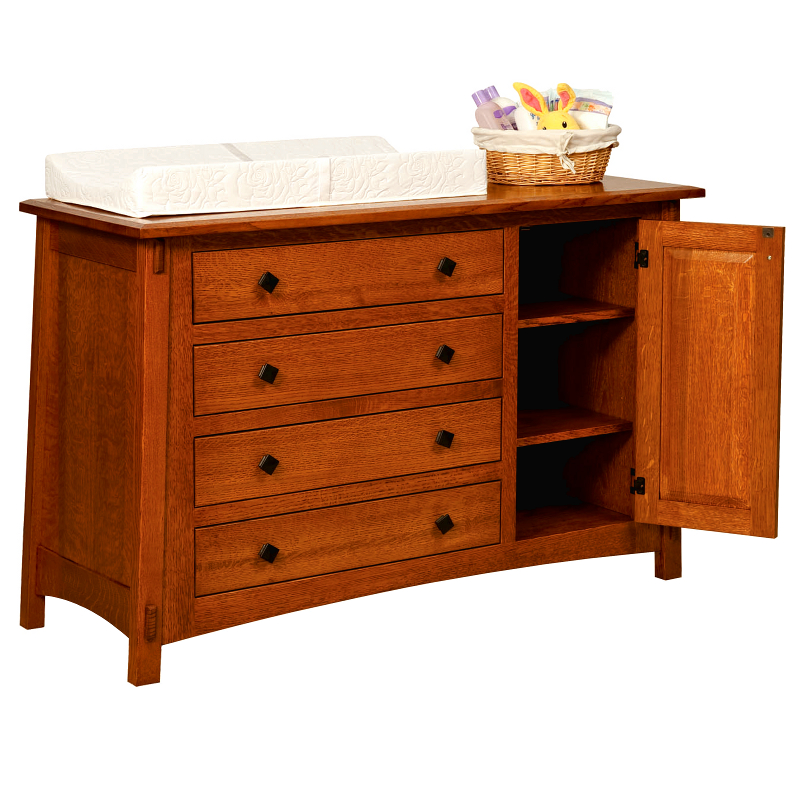 Dresser with Baby Changing Pad