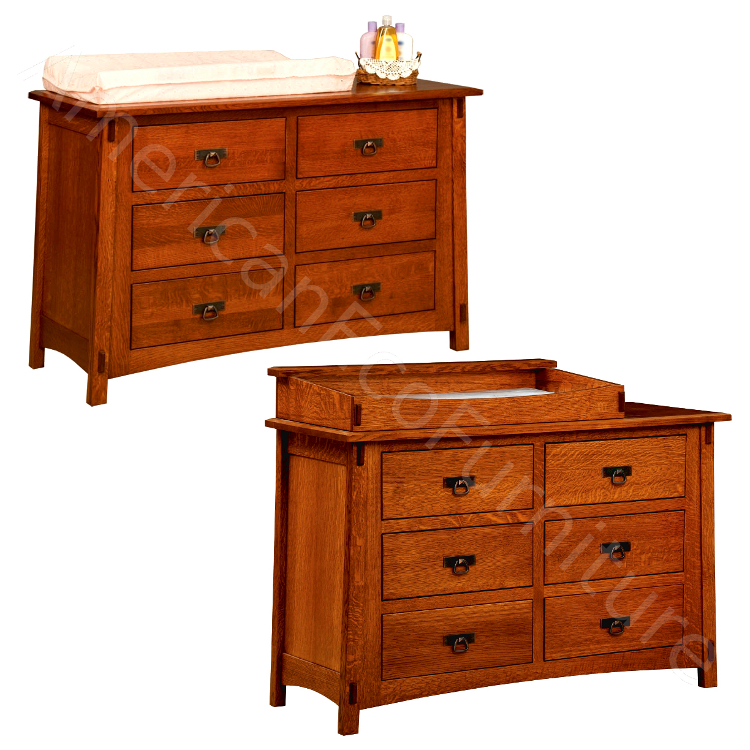 6 Drawer Dresser / Baby Changer (Shown in QSWO)