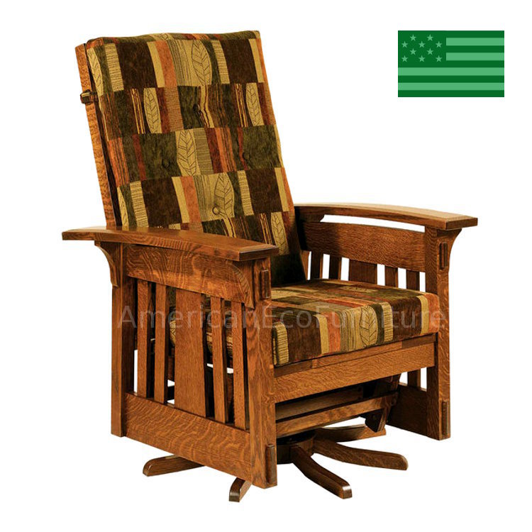 McCoy Slats Swivel Glider