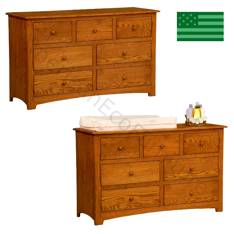 Monterey 7 Drawer Dresser & Baby Changer