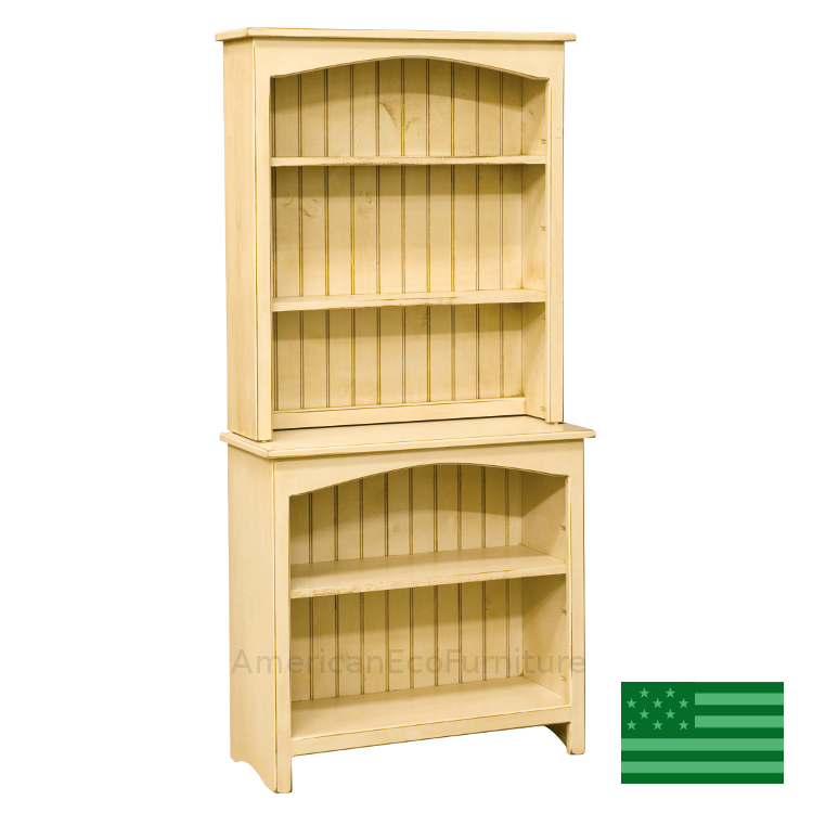 Open Hutch Made in USA Solid Wood American Eco Furniture