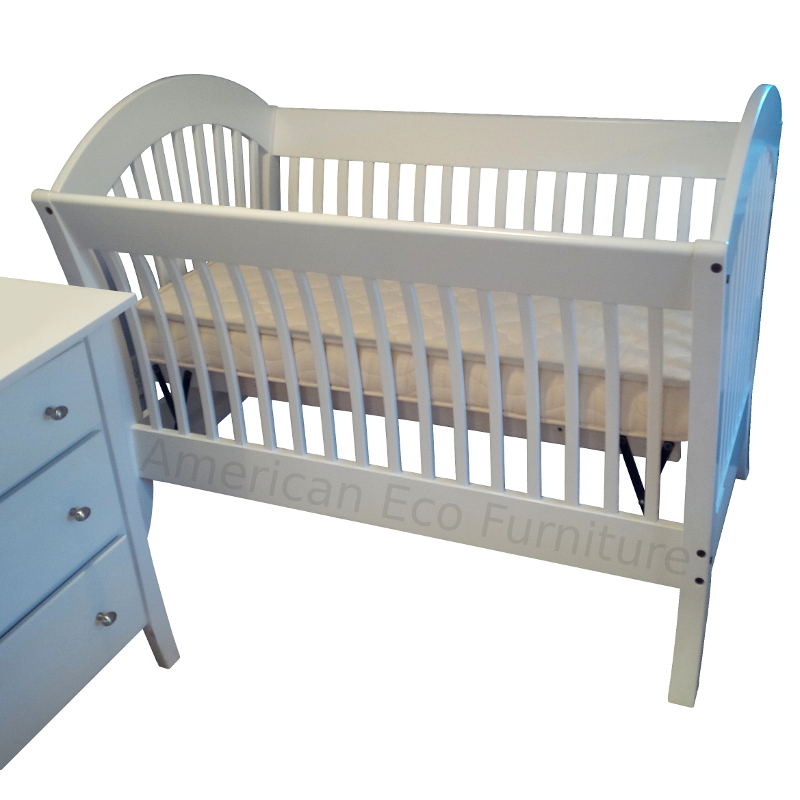 Pacifica Convertible Baby Crib Made in USA | Solid Wood ...