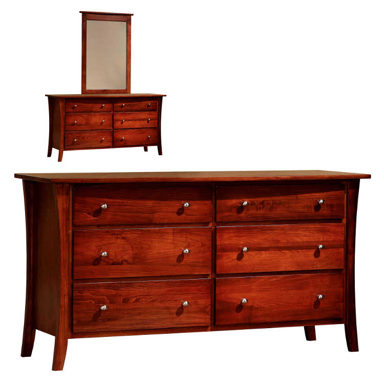 6 Drawer Dresser (Shown in Brown Maple)
