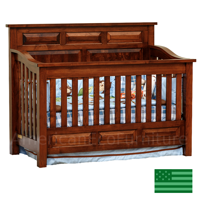 Peyton Convertible Baby Crib Made in USA | Solid Wood ...